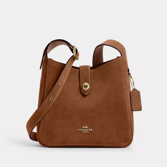 Coach Handbags - ✨ Coach Hadley Convertible Crossbody Bag in Suede ✨